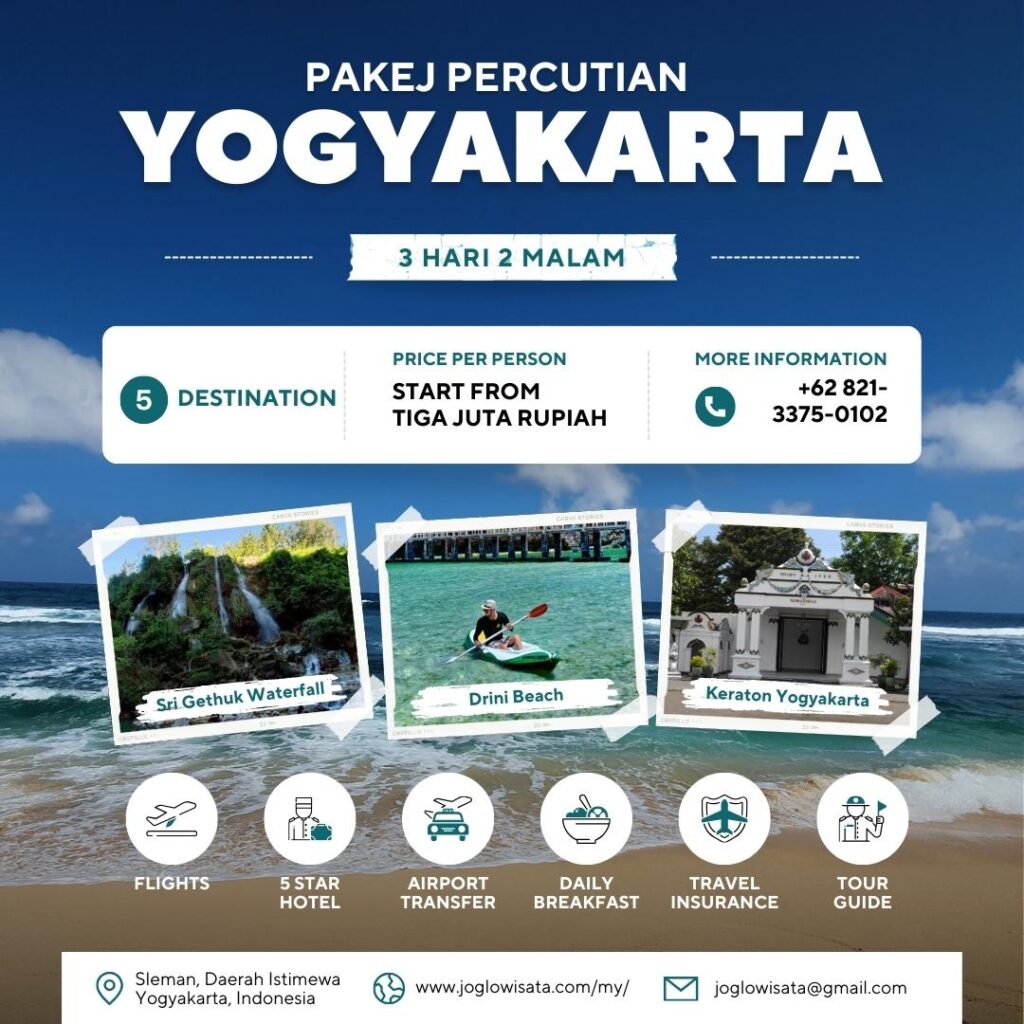 Pakej Percutian Yogyakarta 3H2M