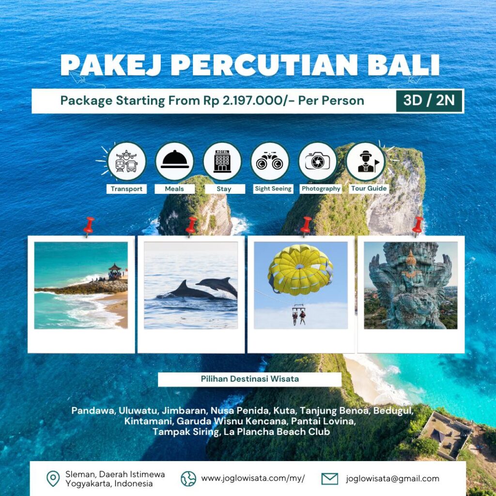 Pakej Percutian Bali 3 Hari 2 Malam