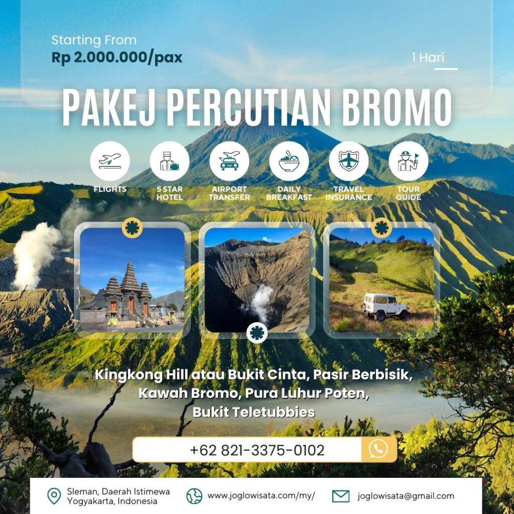 Pakej Percutian bromo 1 hari