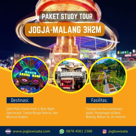 Paket Study Tour Jogja-Malang 3 Hari 2 Malam