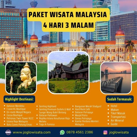Paket Wisata Malaysia 4 Hari 3 Malam