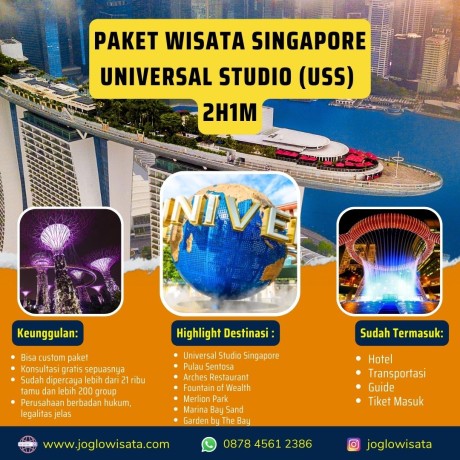 Paket Wisata Universal Studio Singapore 2H1M