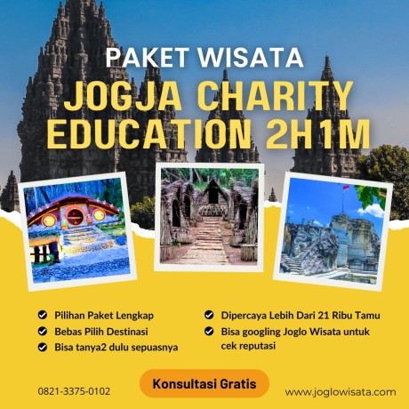 Paket Jogja Charity Education 2H1M