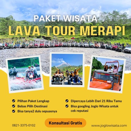 Paket Wisata Lava Tour Merapi