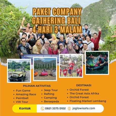 Paket Company Gathering Bali 4 Hari 3 Malam