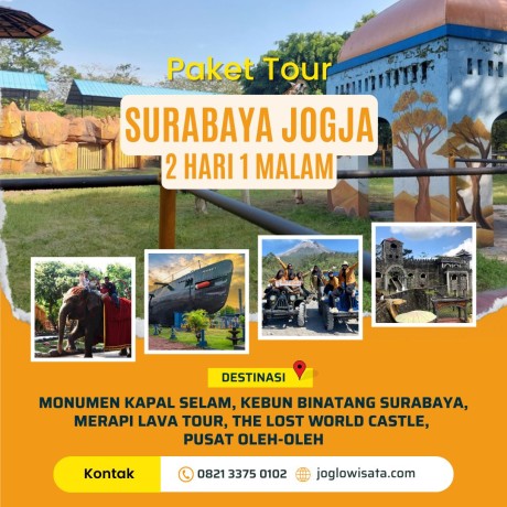 Paket Tour Surabaya Jogja 2 Hari 1 Malam