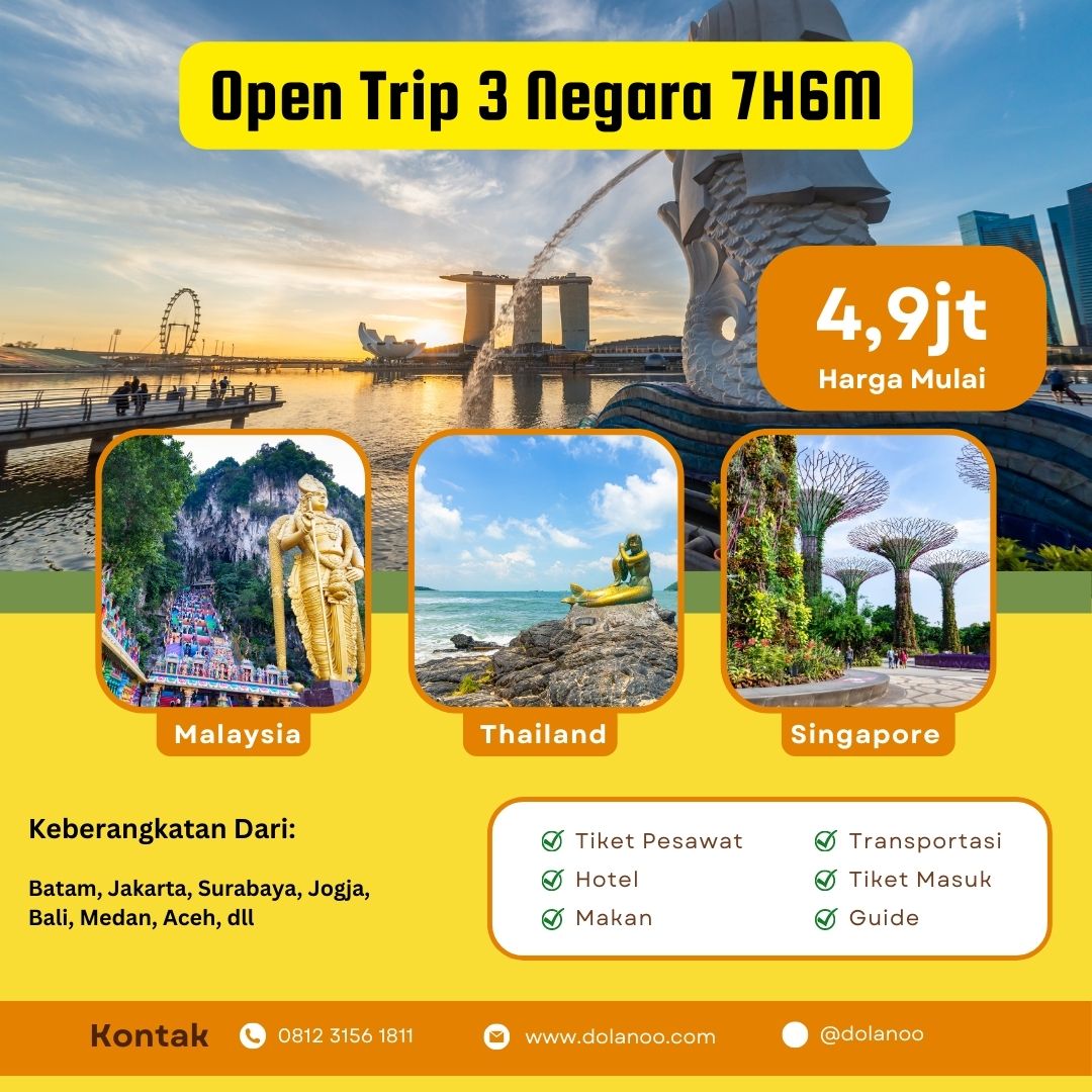 open trip malaysia 2023