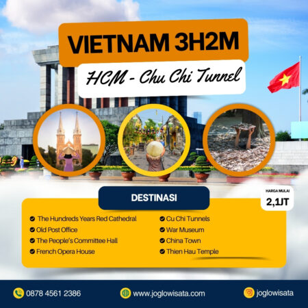 Paket Wisata Vietnam 3 Hari 2 Malam (Ho Chi Minh - Cu Chi Tunnel)