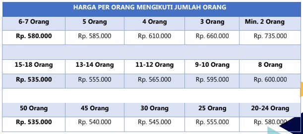 harga paket wisata ciwidey 1 hari