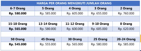 harga paket wisata lembang 1 hari